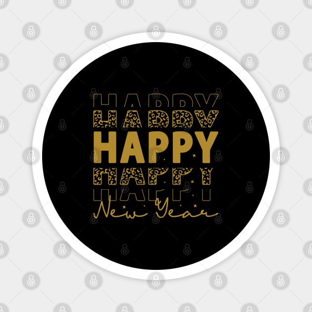 Happy, happy, happy new year Magnet by criarthdesign